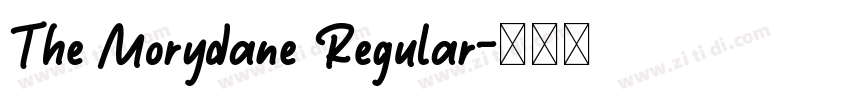The Morydane Regular字体转换